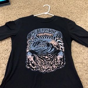 Long sleeve billabong graphic shirt